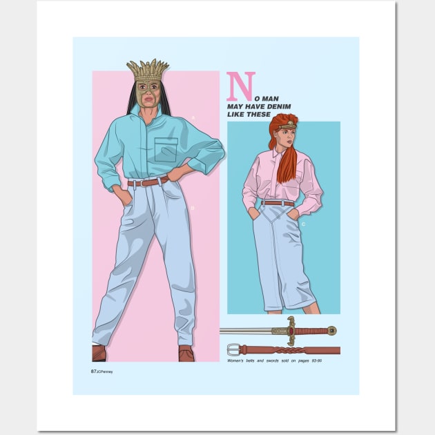 No Man May Have Denim Like These Wall Art by DVD Bargain Bin